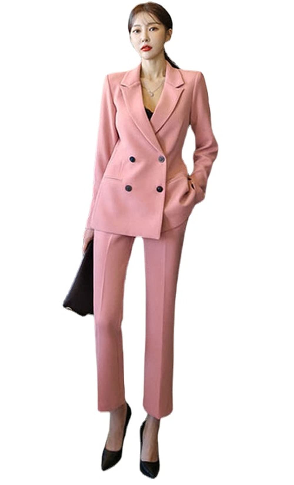 Amazon.co.jp: スーツ レディース パンツスーツ セットアップ 秋冬