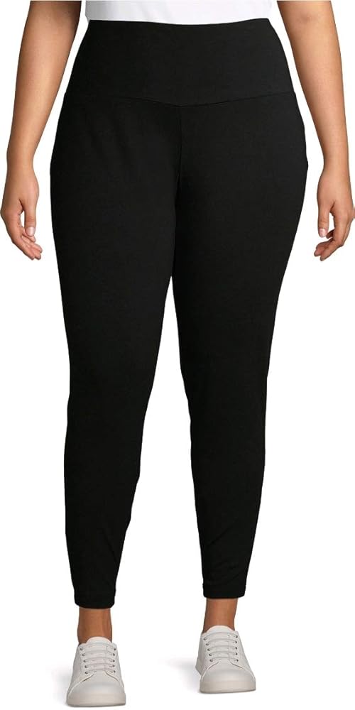 Black Soot Soft Ultimate Plus Size Full Length Legging - 3X at