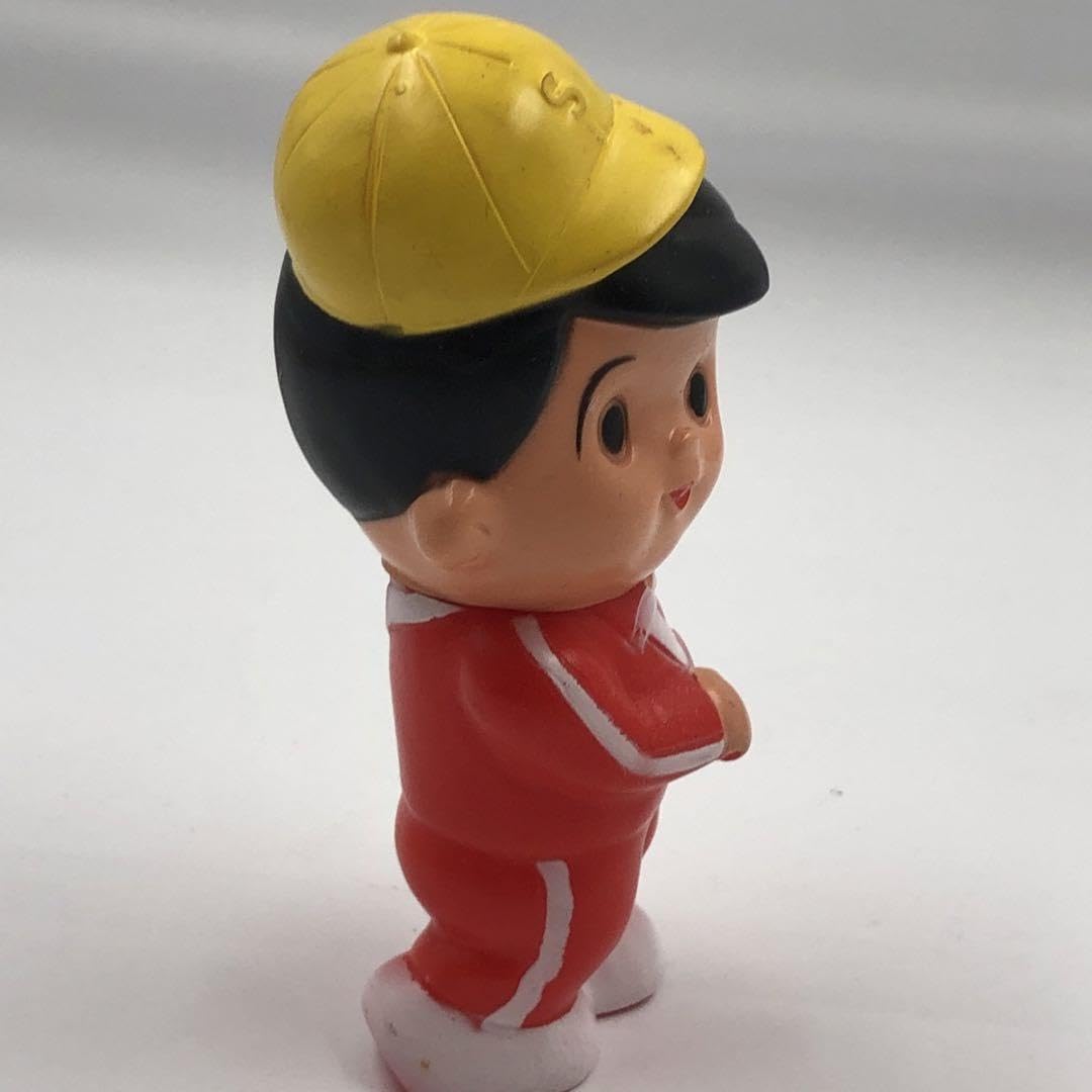 Amazon.co.jp: 昭和レトロ 貯金箱 ソフビ人形 信ちゃん 信用金庫 新聞