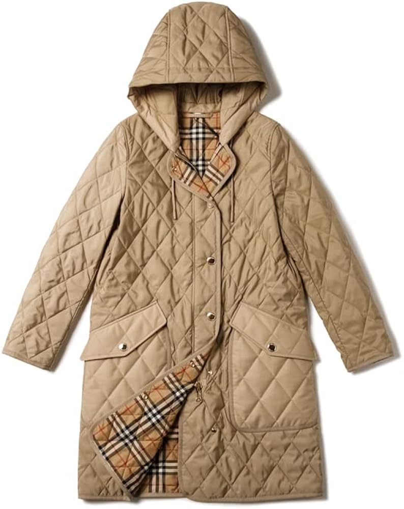 Amazon | [BURBERRY] バーバリー フーテッドコート ダイアモンド