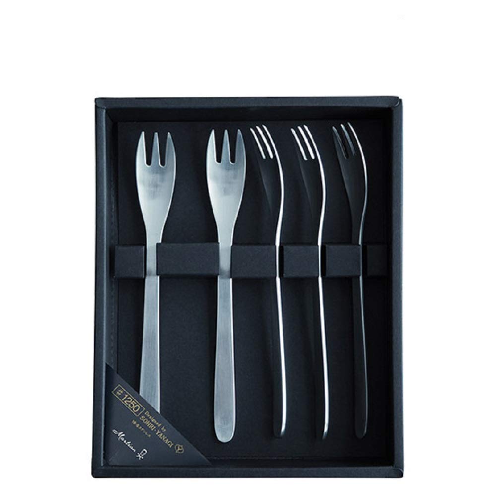 Amazon｜柳宗理(Yanagi Sori) ケーキフォーク5本セット ギフト 箱入り