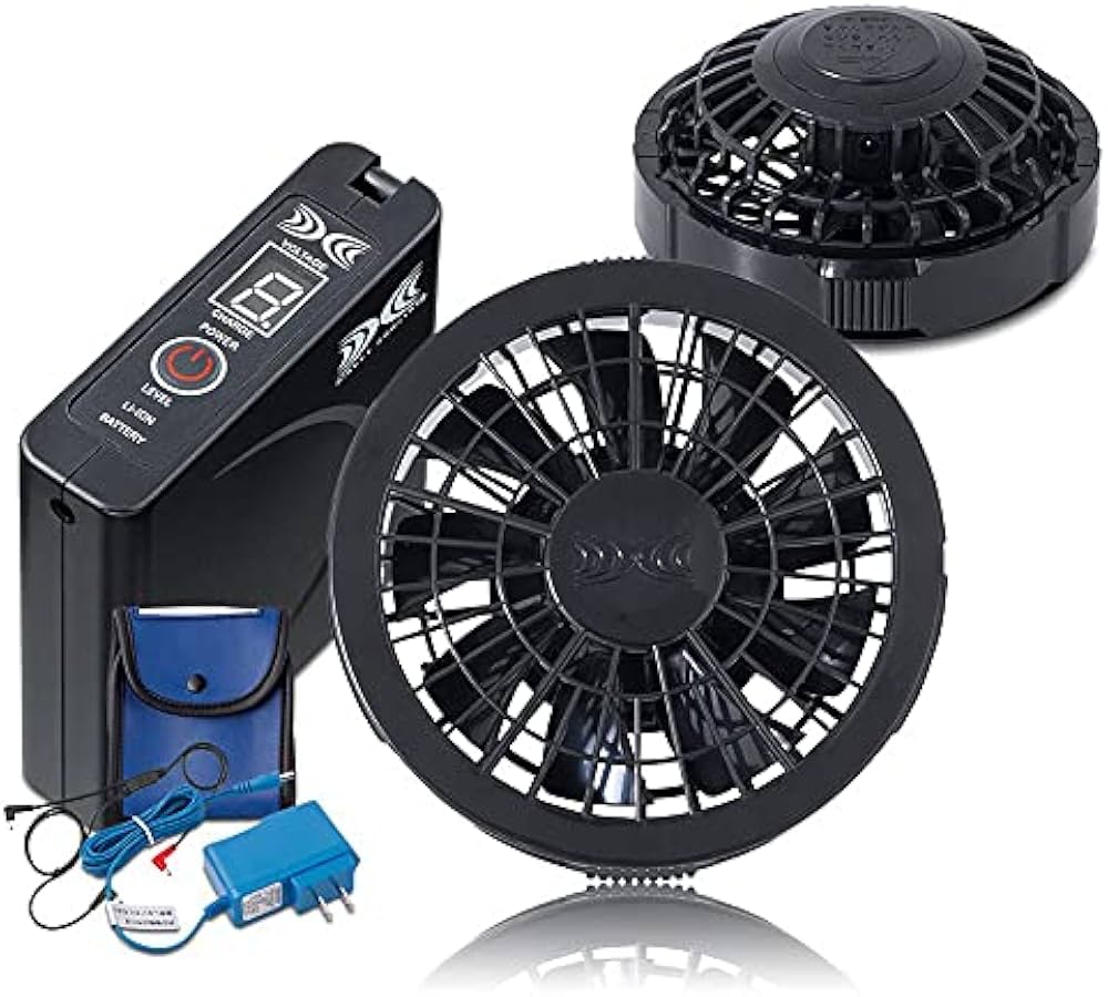 Amazon.co.jp: ジーベック ワンタッチファン（クロ）スターターキット