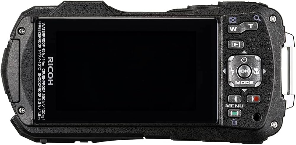 Amazon | RICOH WG-80 BLACK リコー本格防水デジタルカメラ 14m防水