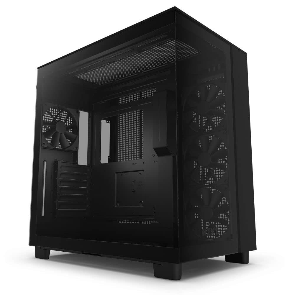 Amazon.co.jp: NZXT H9 Flow 2層構造 ミドルタワー PCケース 2面 強化