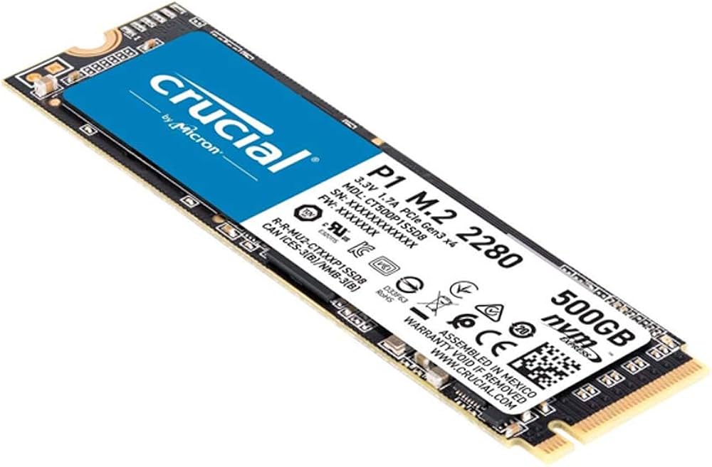 Amazon | Crucial(クルーシャル) P1シリーズ 500GB 3D NAND NVMe PCIe