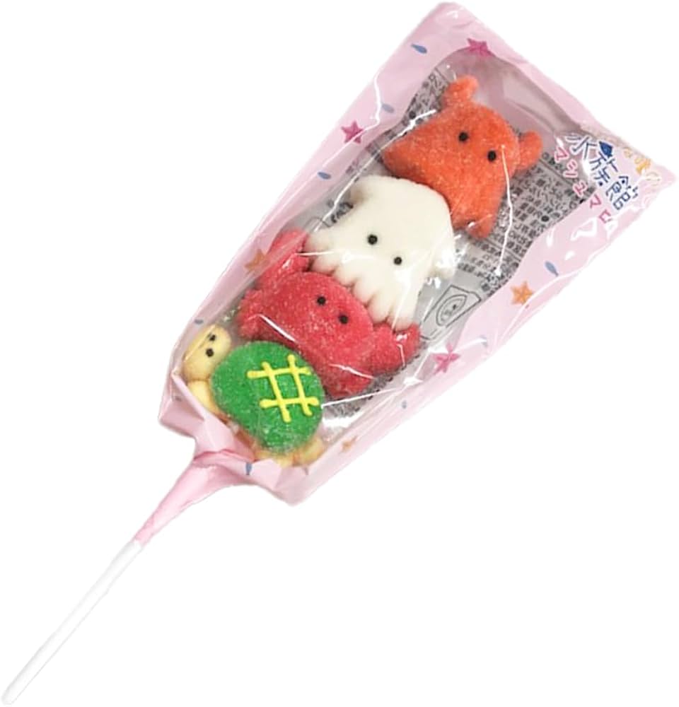Amazon.co.jp: マシュマロ 串 お菓子 つぶらな瞳の串マシュマロ なま