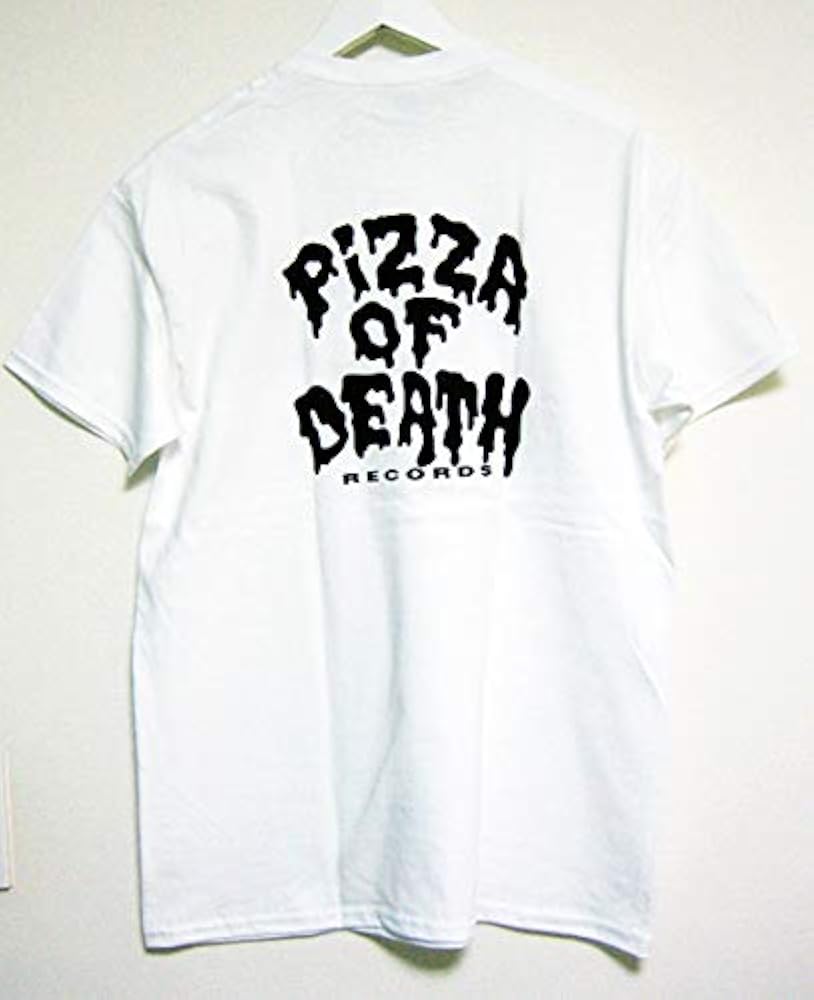 Amazon.co.jp: pizza of death T-shirt Size: M White Hi-STANDARD Ken