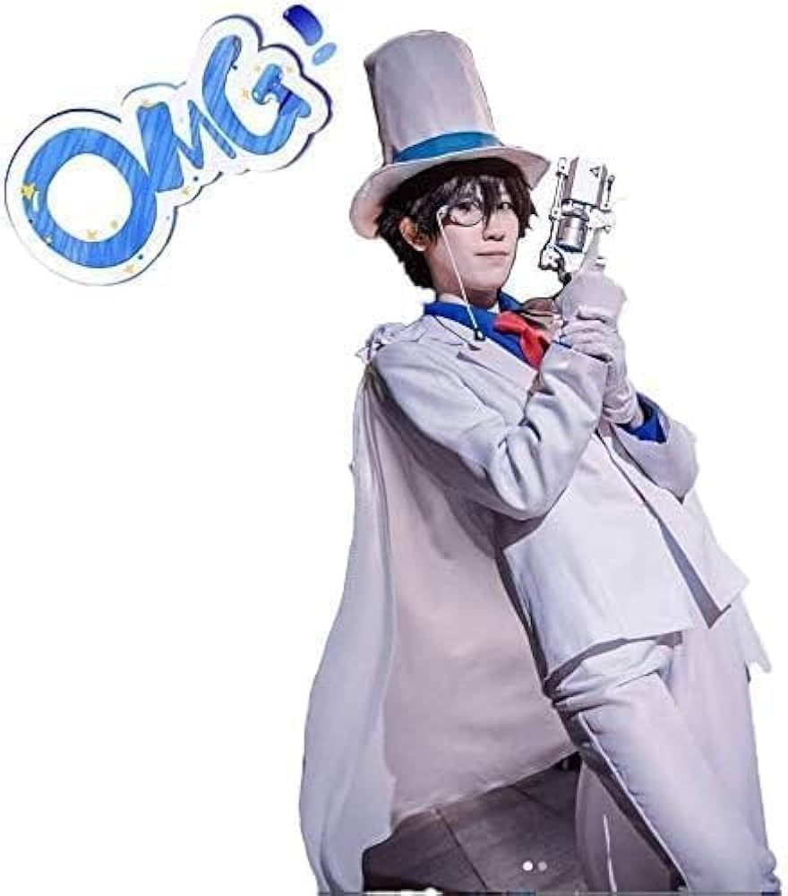 Amazon.co.jp: [XXWTT] 名探偵コナン 怪盗キッド コスプレ衣装 メガネ