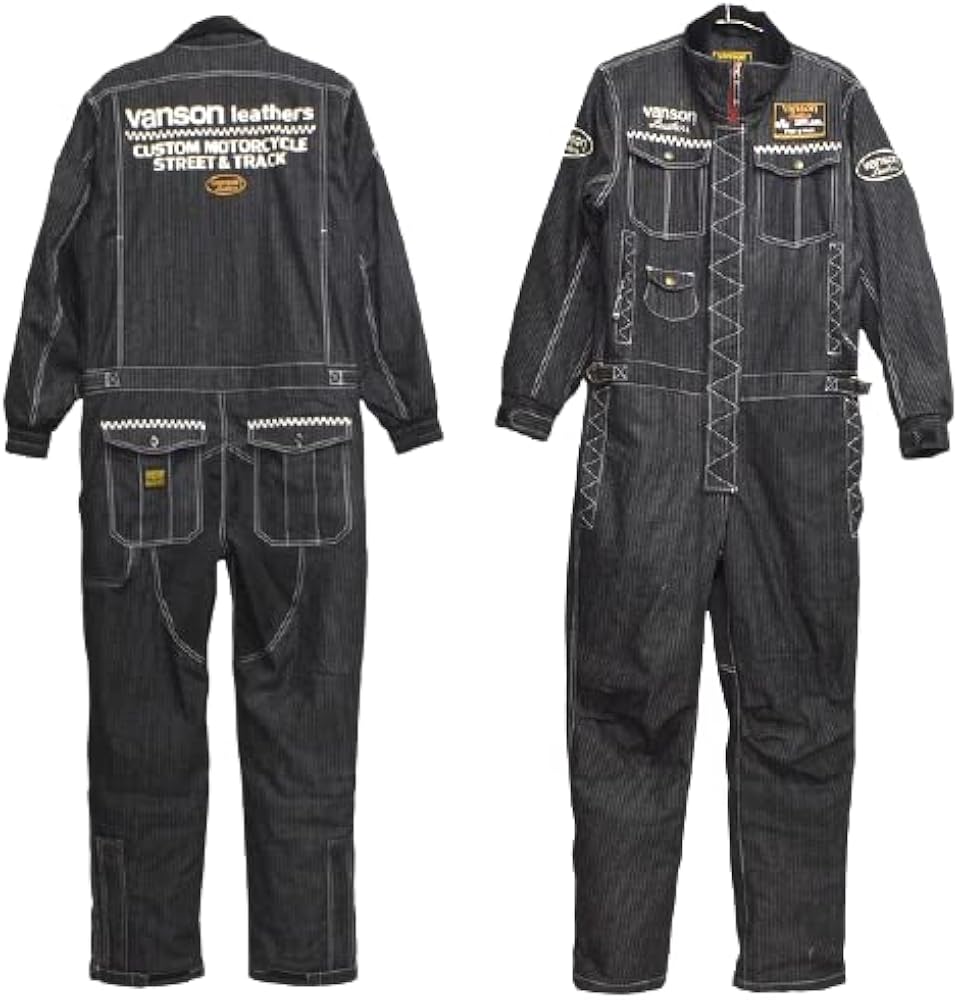 Amazon.co.jp: [バンソン] VS21302W 防寒防風 デニムカバーオール