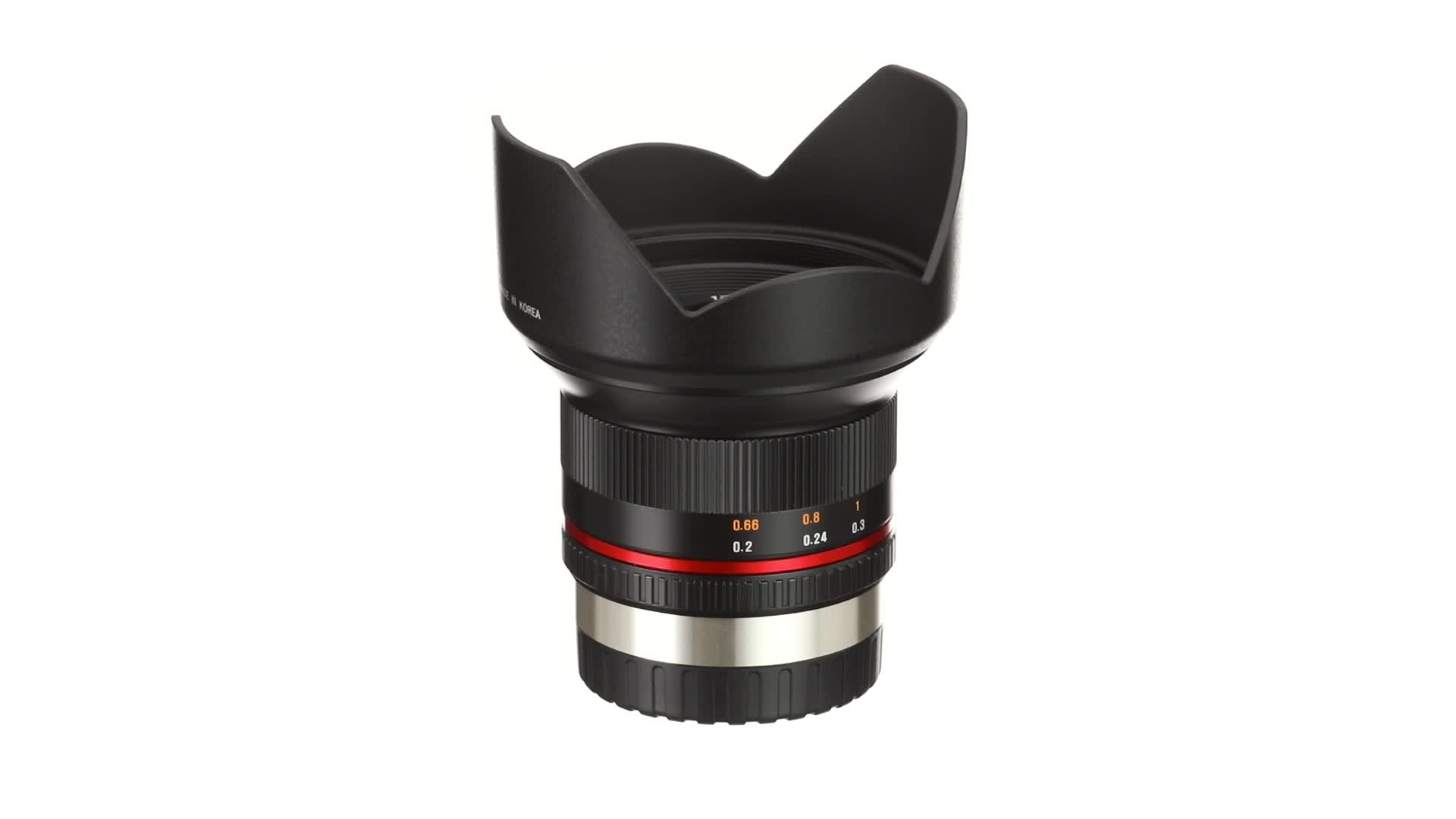 Amazon | SAMYANG 単焦点広角レンズ 12mm F2.0 ブラック フジフイルム