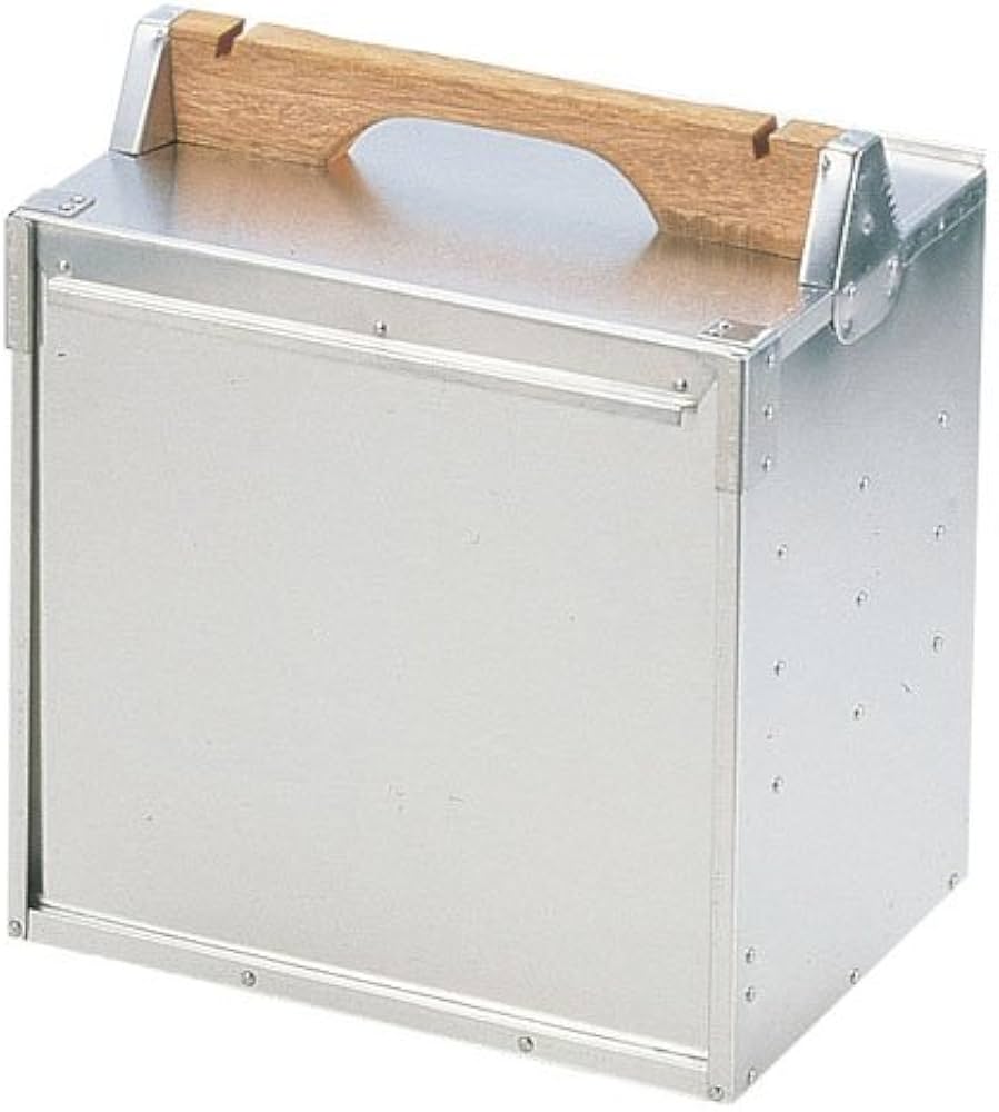 Amazon.co.jp: アルミ出前箱(岡持ち) ランチ用 3段(3ヶ入) 間口335mm