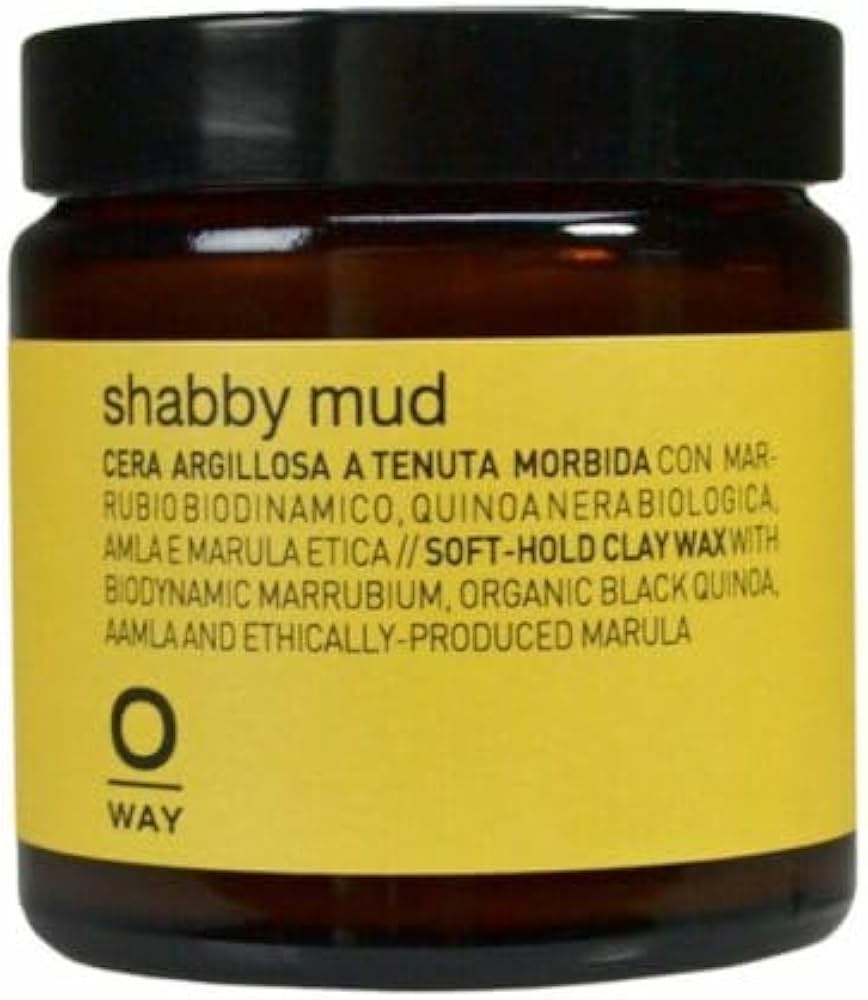 Amazon.com: OWAY Shabby Mud Soft Hold Hair Clay Wax 50 ml - 1.7 fl