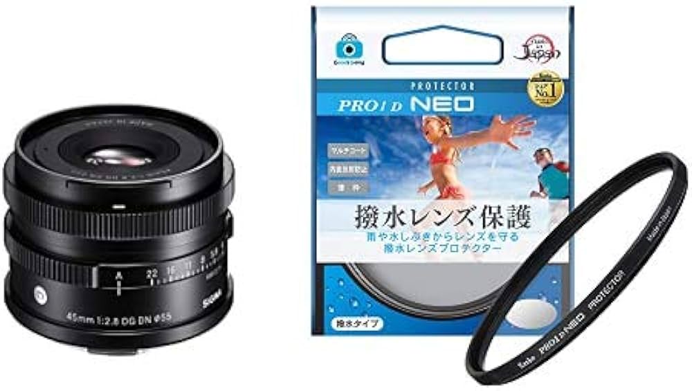 Amazon | 【撥水レンズフィルターセット】SIGMA 45mm F2.8 DG DN