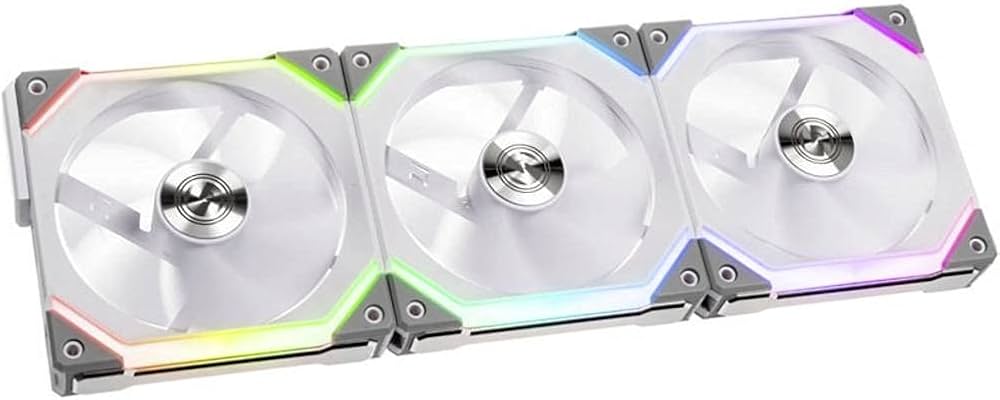 Lian Li UNI Fan SL120 3 Pack White - with Controller (ARGB 120mm