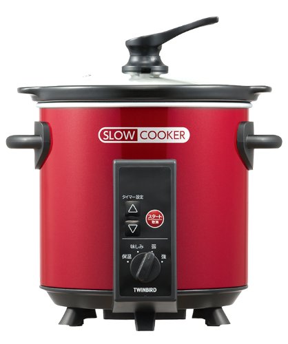 Amazon | TWINBIRD タイマー付スロークッカー レッド EP-D727R