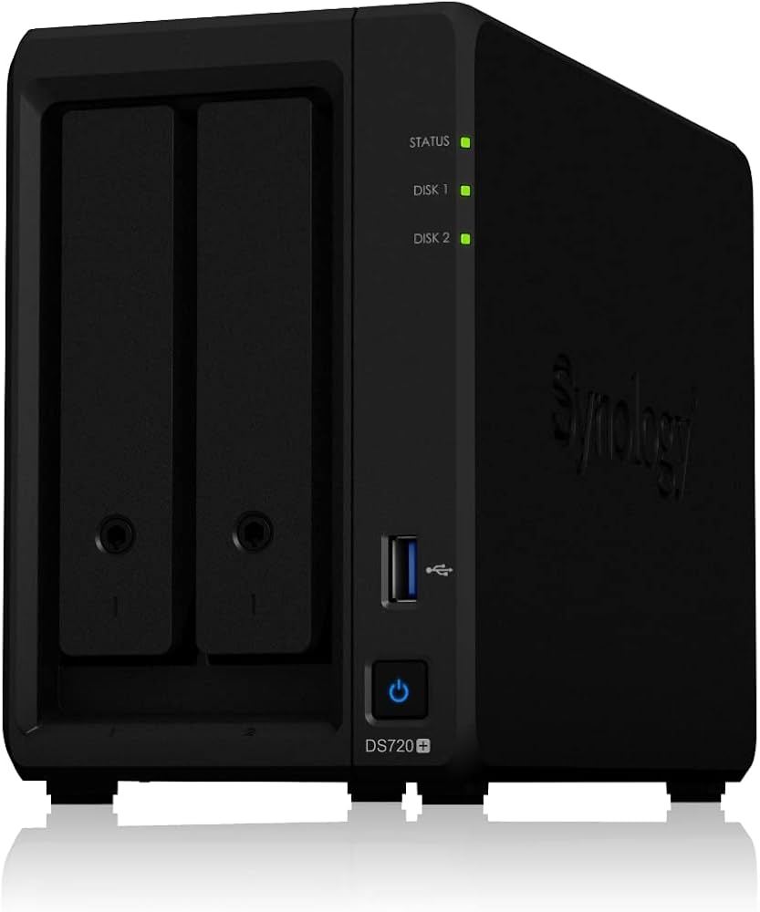 Amazon.co.jp: Synology NASキット 2ベイ DS720+ クアッドコアCPU 2GB