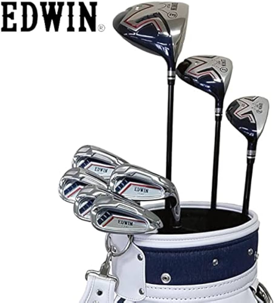 Amazon.co.jp: EDWIN ゴルフクラブ 8本セット[W#1 / W#4 / U#5 / I#7