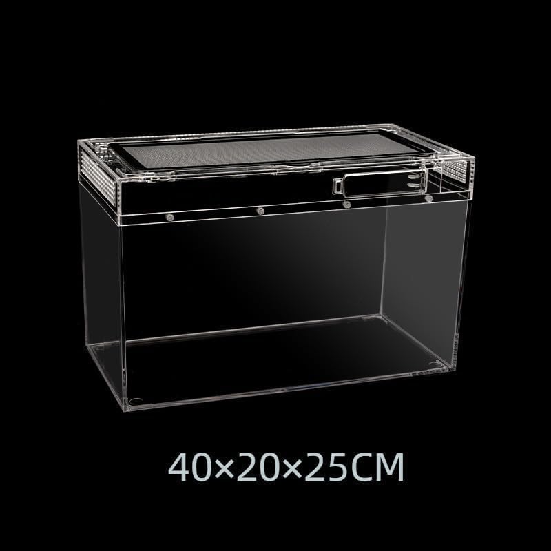 Amazon | 爬虫類ケージ 飼育容器、トカゲ ケージ、20cm/30cm/40cm/50cm