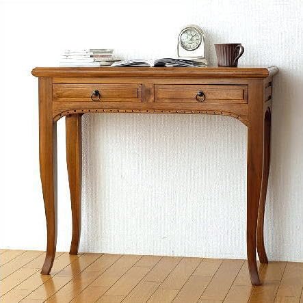 Amazon.co.jp: パソコンデスク 木製 机 コンパクト 天然木 無垢材 幅