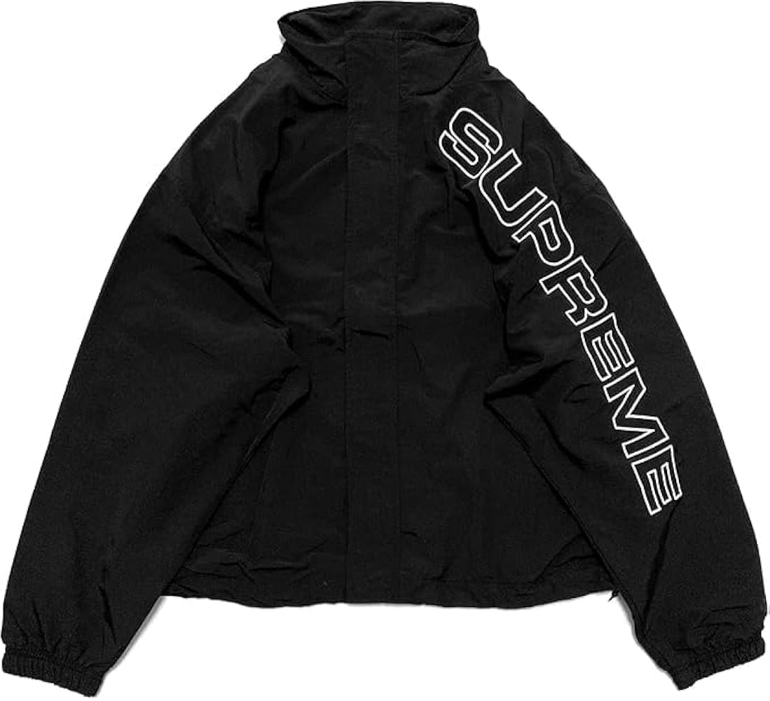 Amazon | [シュプリーム] メンズ スペルアウトロゴ刺繍トラック