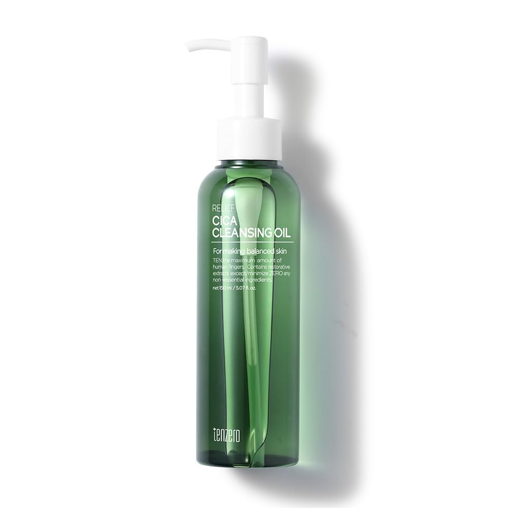 Amazon.com: tenzero Relief Cica Cleansing Oil 5.07 fl oz (150ml