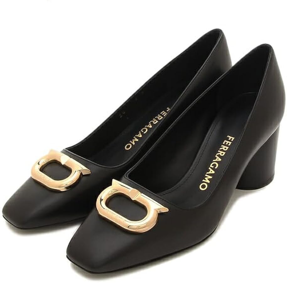 Amazon | [Salvatore Ferragamo] [フェラガモ] パンプス ブラック