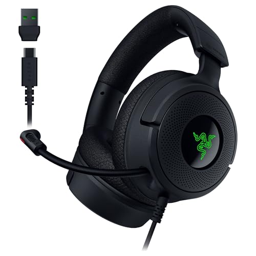 Razer Kraken V4 X Wired Gaming Headset: 40 mm Drivers - Cardioid