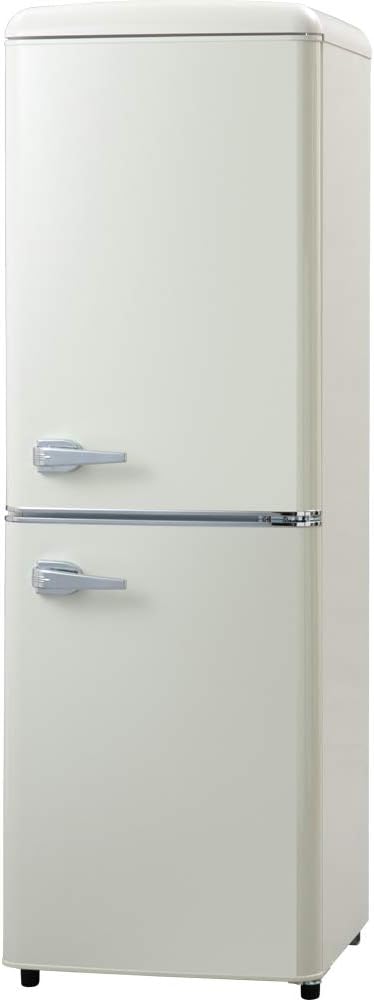 アイリスオーヤマ レトロ冷凍冷蔵庫 130L PRR-142D-W 取扱説明書