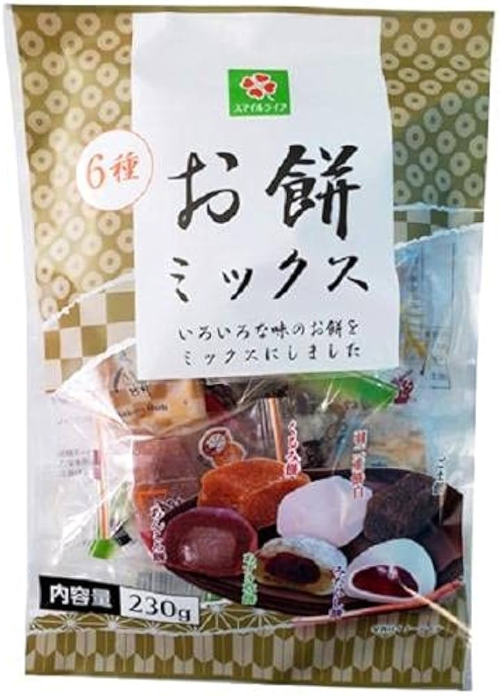 Amazon.co.jp: スマイルライフ 6種のお餅ミックス 230g : 食品・飲料・お酒