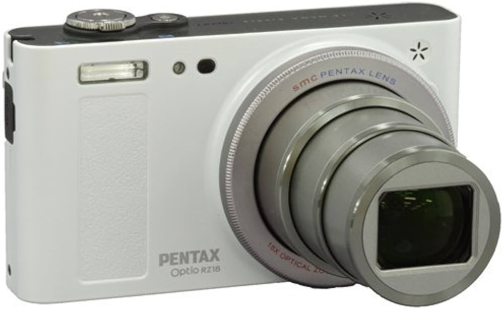 Amazon | PENTAX デジタルカメラ Optio RZ18(パールホワイト)1600万