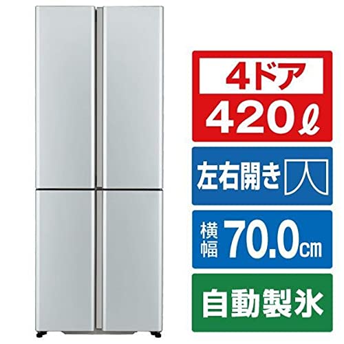 Amazon | アクア AQR-TZ42K(S) 4ドア冷蔵庫 (420L・フレンチドア