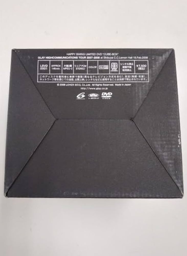 GLAY CUBE BOX FC限定DVD | ノーブランド品 |本 | 通販 | Amazon