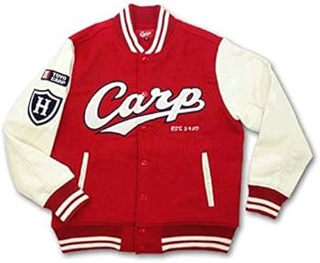 Amazon.co.jp: 広島カープ 本革スタジアムジャンパー L スタジャン