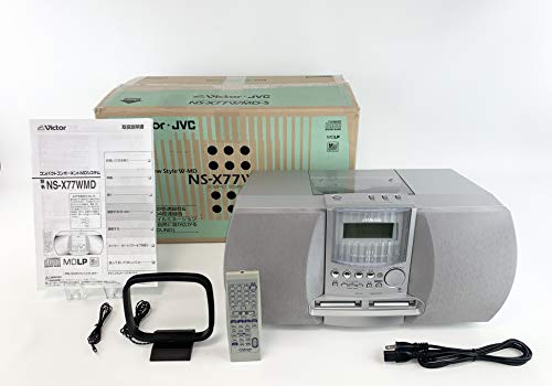 Amazon | Victor ビクター JVC NS-X77WMD-S シルバー コンパクト