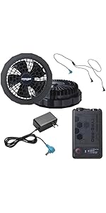 Amazon.co.jp: [ミドリ安全] クールファン用 TYPE-PRO フルセット