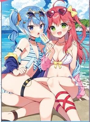 Amazon.co.jp: みこめっと 水着b2タペストリー 星街すいせい さくら