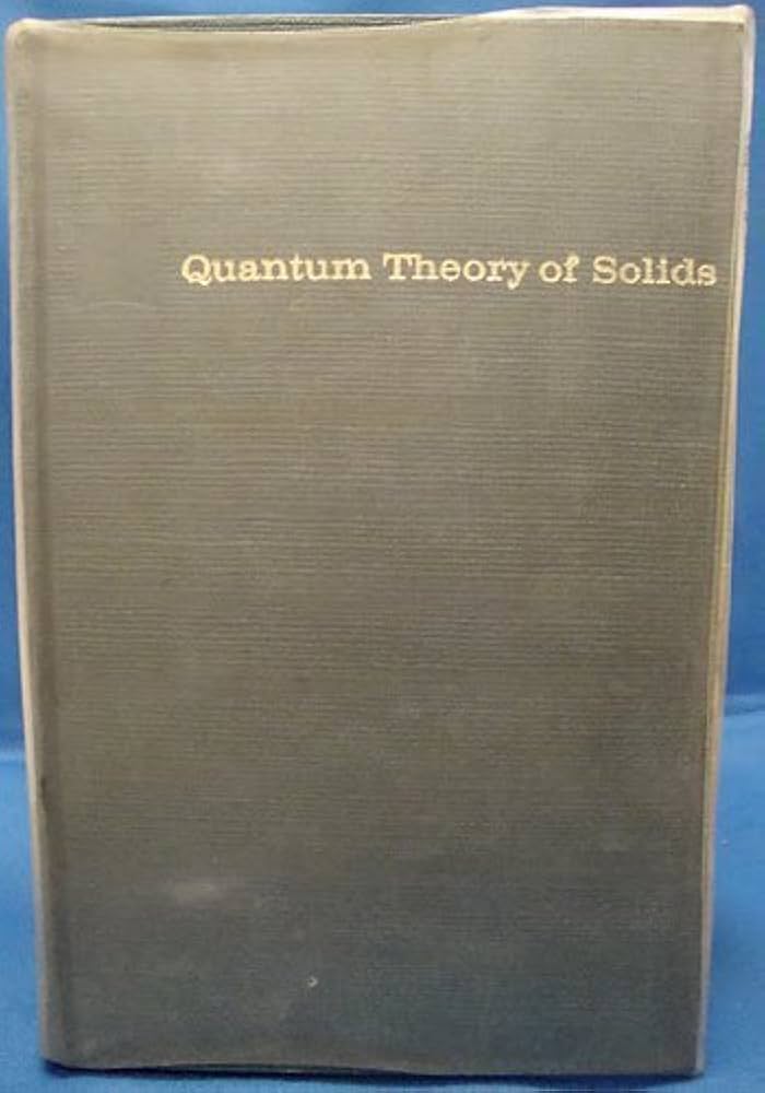 Quantum Theory of Solids : Kittel, Charles: Amazon.sg: Books