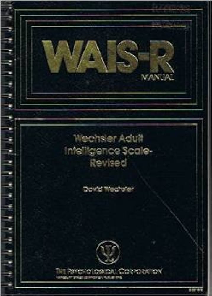 Amazon.co.jp: WAIS-R: Manual : Wechsler adult intelligence scale