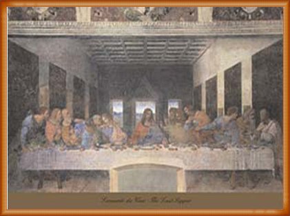 Amazon.co.jp: ポスター レオナルド ダ ヴィンチ 最後の晩餐 額装品