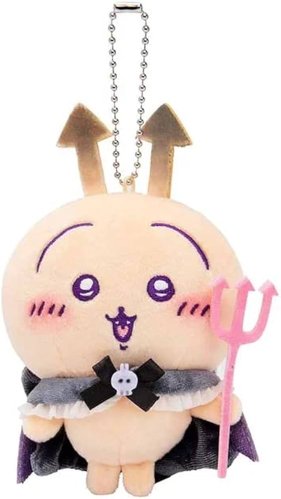 Amazon.co.jp: ちいかわ てんし あくま マスコット ぬいぐるみ あくま