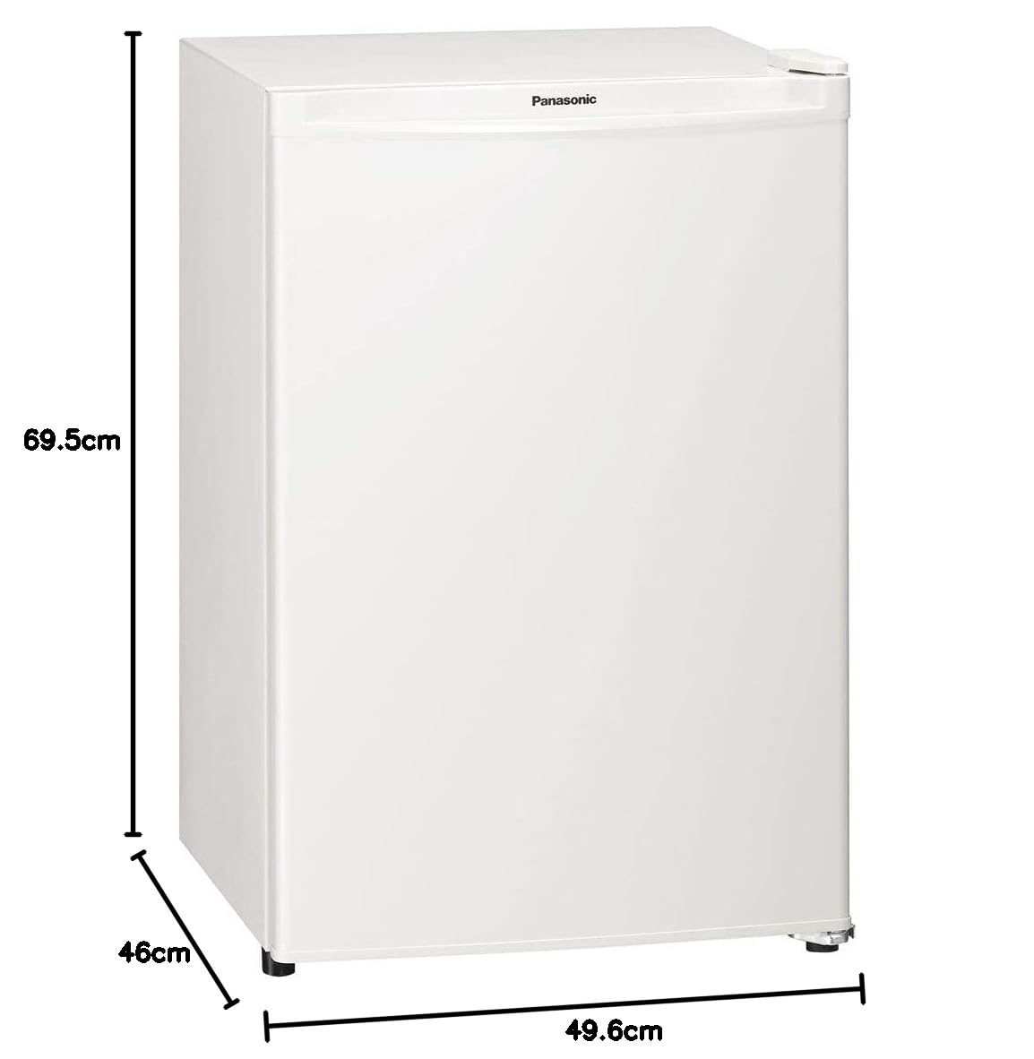 Amazon.co.jp: Panasonic 1ドア冷蔵庫 75L 直冷式 オフホワイト NR