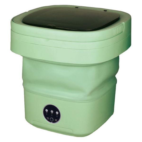 Amazon.co.jp: インダストリーコーワ 折りたたみ洗濯機 11L グリーン