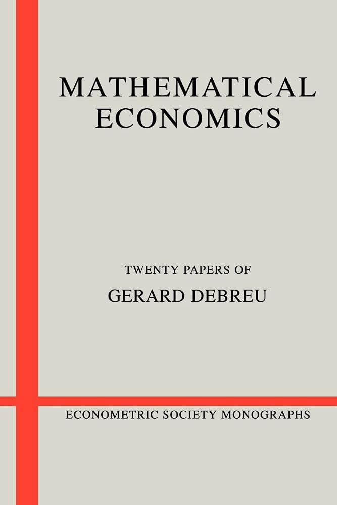 Amazon.com: Mathematical Economics: Twenty Papers of Gerard Debreu