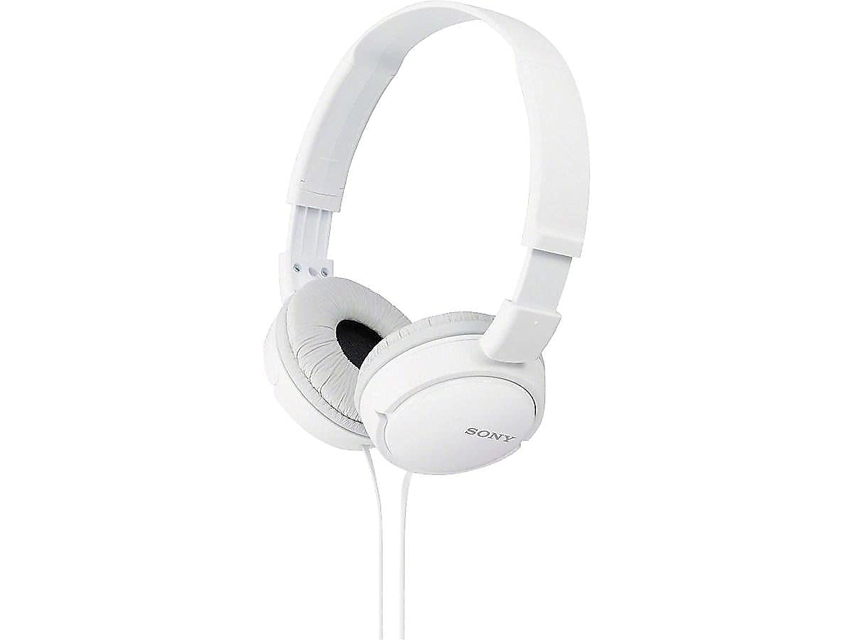 Amazon.com: Sony ZX Series Wired On-Ear Headphones, White MDR