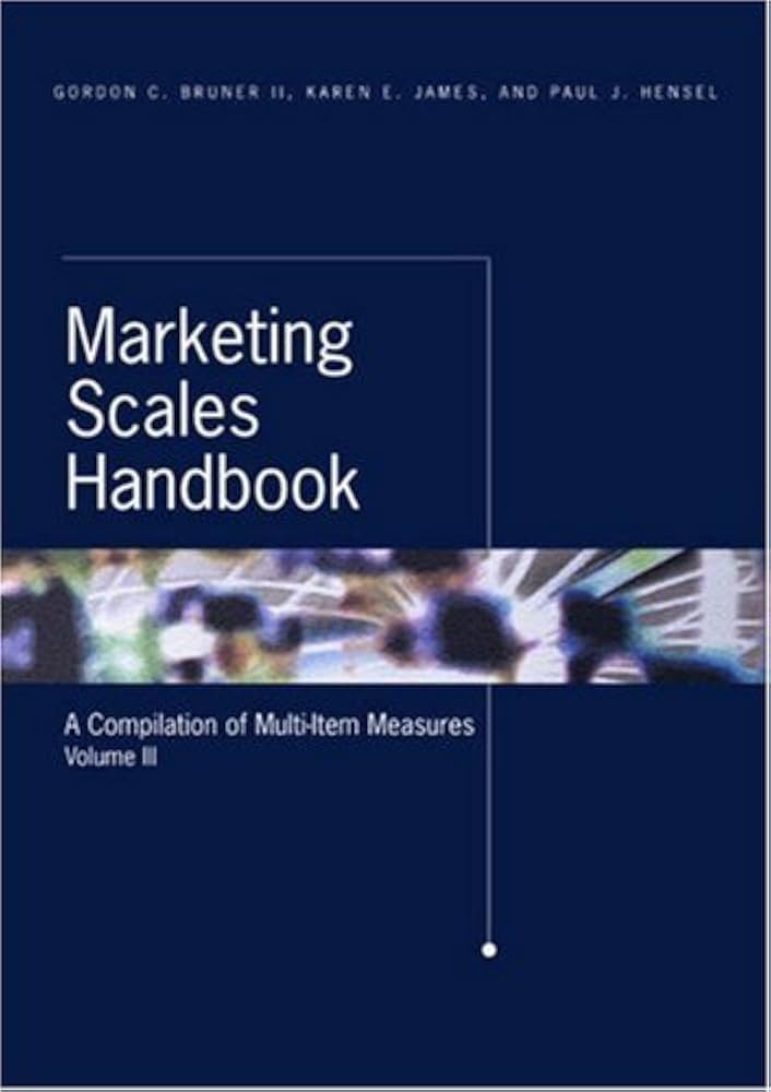 Amazon.co.jp: Marketing Scales Handbook (Marketing Scales Handbook