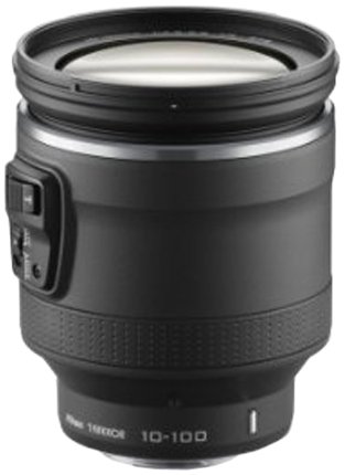 Amazon.com : Nikon 1 NIKKOR 10-100mm f/4.5-5.6 VR (Black) : Camera