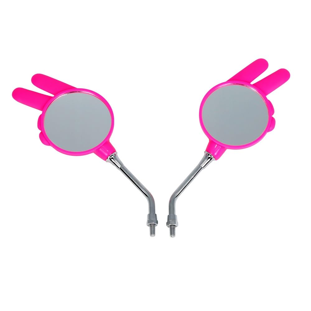 Amazon | じゃんけんミラー(ちょき)/ピンク 正ネジ8mm 2本セット