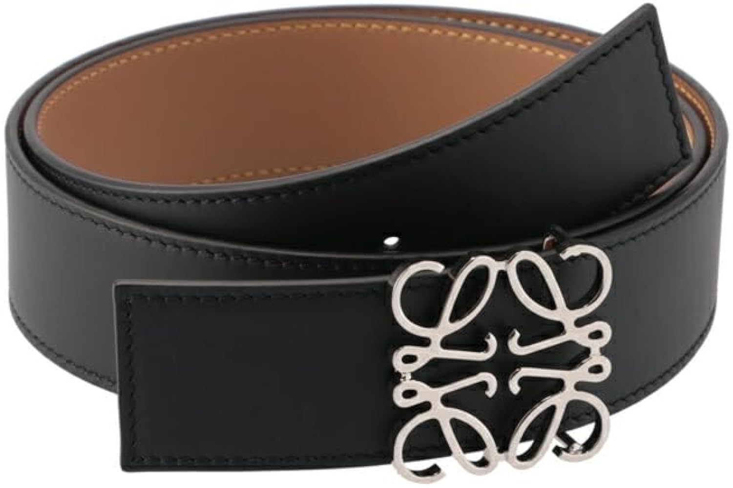 Amazon | [ロエベ] ベルト メンズ REVERSIBLE ANAGRAM BELT 4CM レザー