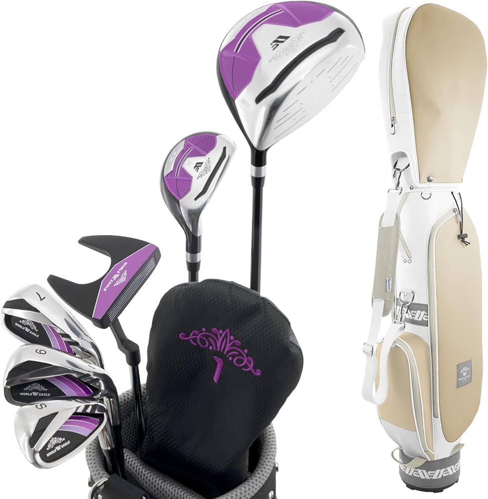 Amazon.co.jp: WORLD EAGLE 初心者向け 女性用 ゴルフクラブセット 右