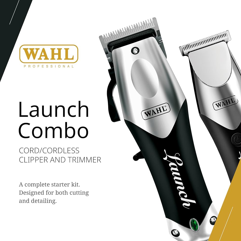 Amazon.com: Wahl Professional Launch Combo Cordless Clipper and